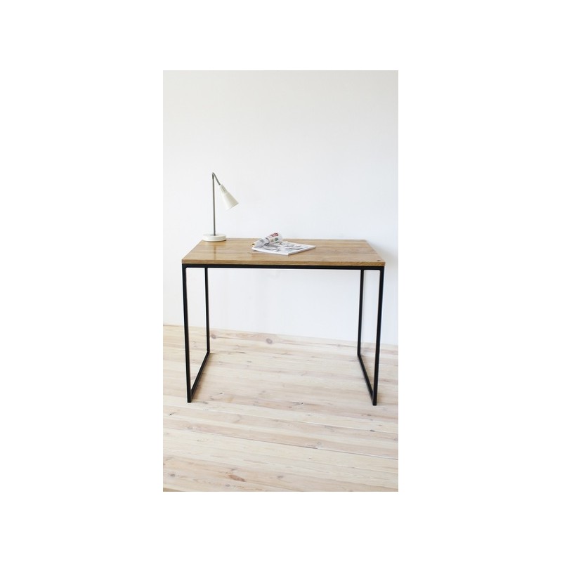Biurko, stolik, stół, Industrial Black Oak